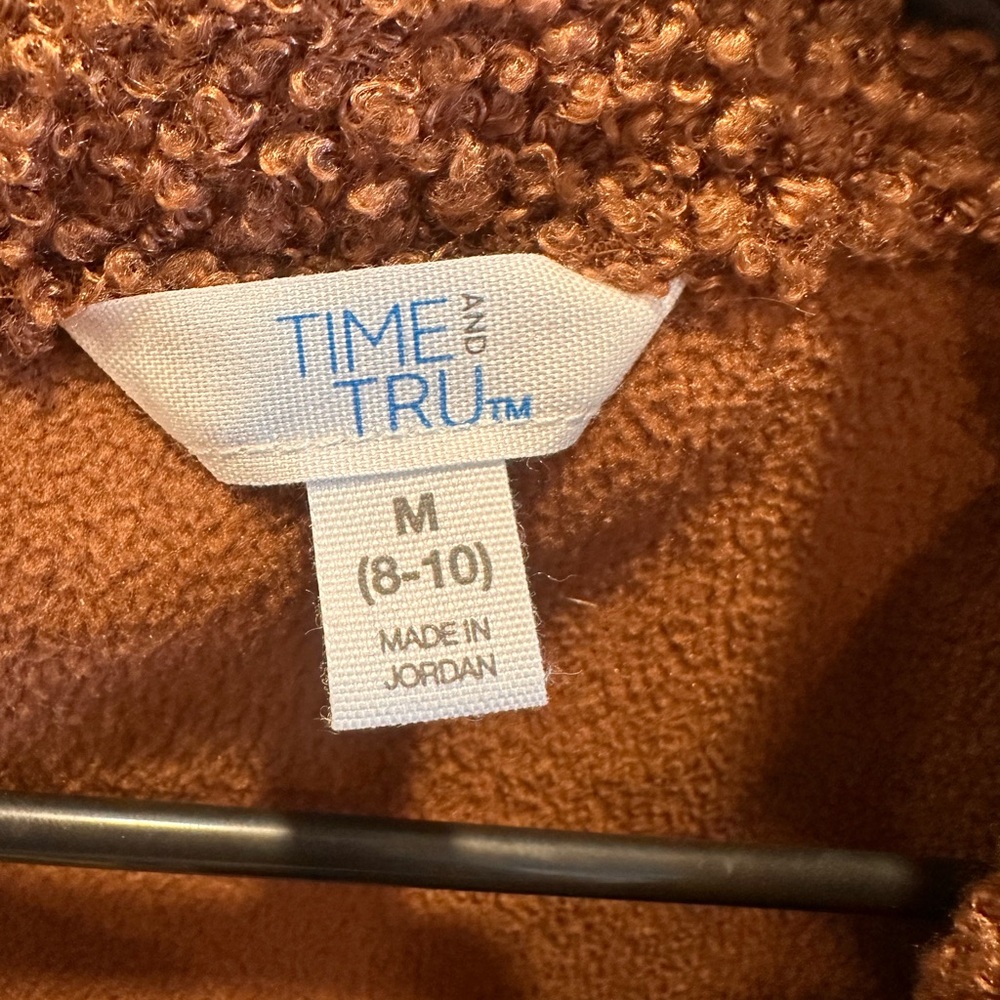 Time and Tru Cozy Brown Coat